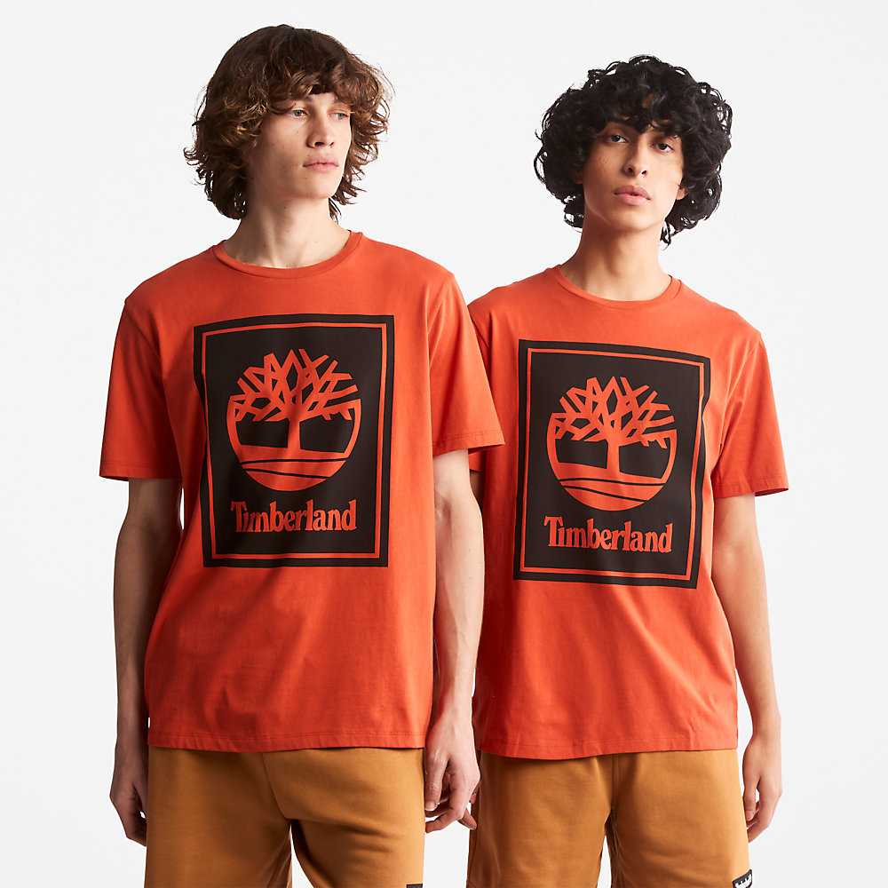 Timberland Tree Logo Tricko Panske Oranžové | Slovensko-5489716